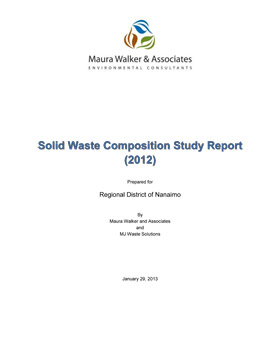 2012 Waste Composition Study