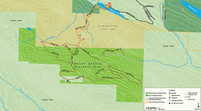 Mount Benson Regional Park Map